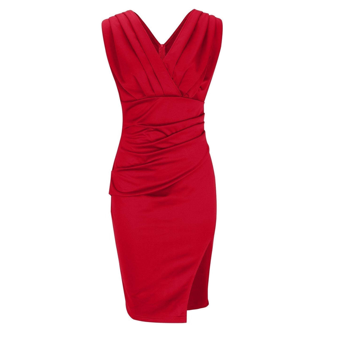 Sariah - Fitted dress with V-neckline