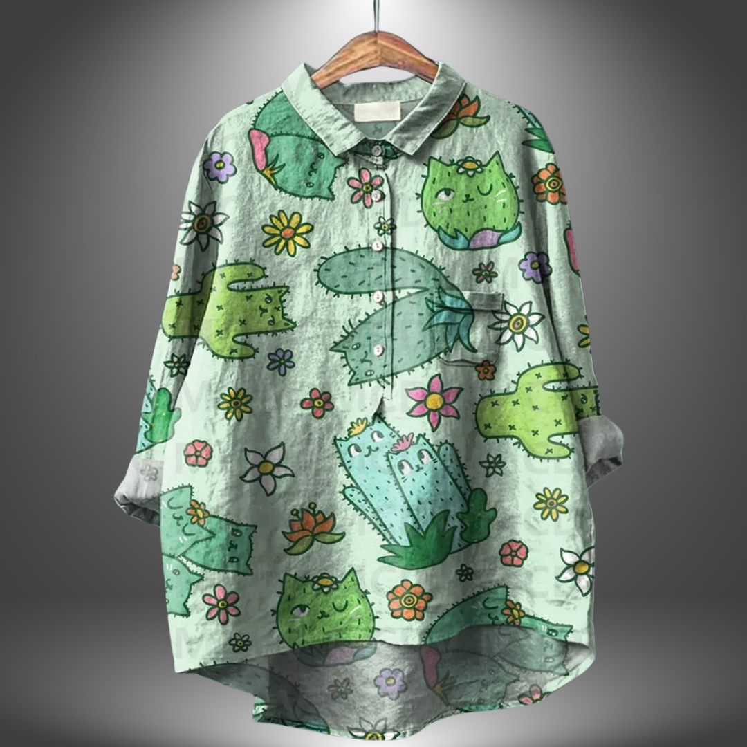 GAIA | Handcrafted Floral Shirt
