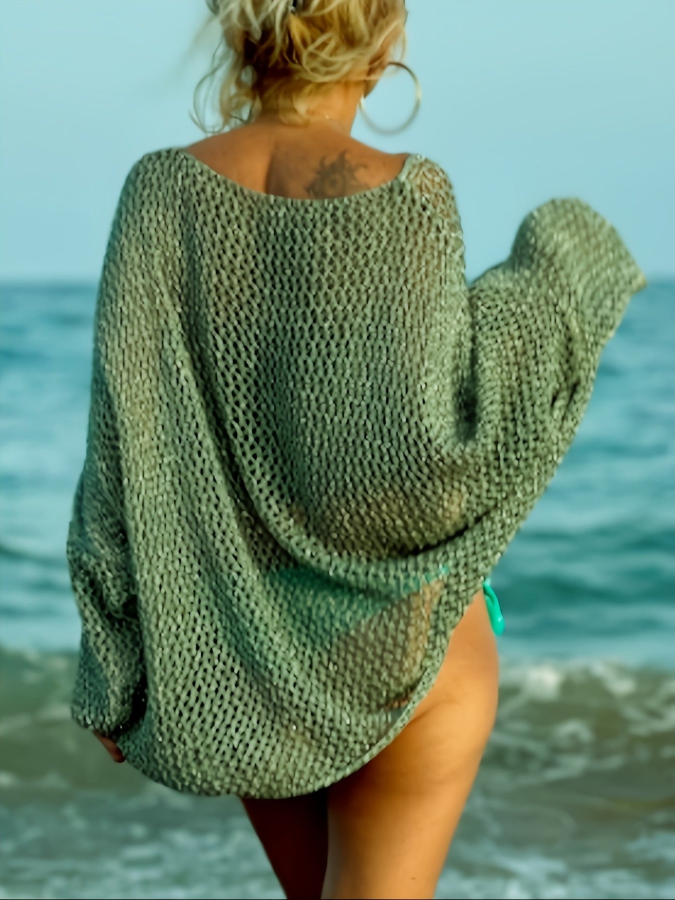 Sage Star Knit