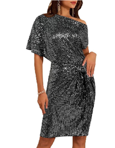Svea - One shoulder classic dress