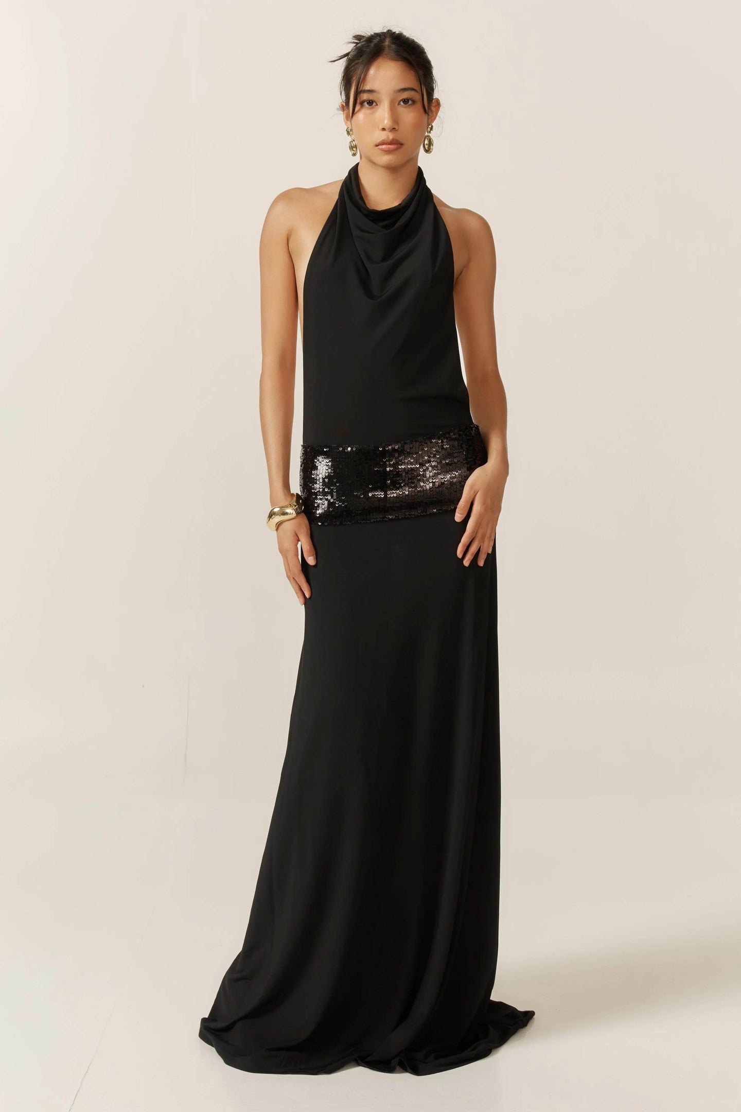 Joanna - Halter Backless Gown