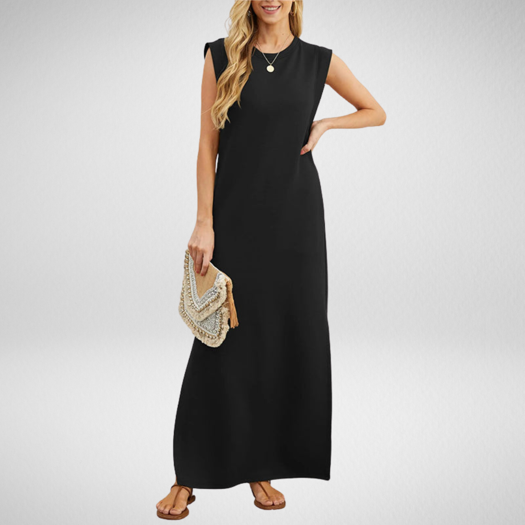 Marvinae - Long fluid anti-wrinkle dress