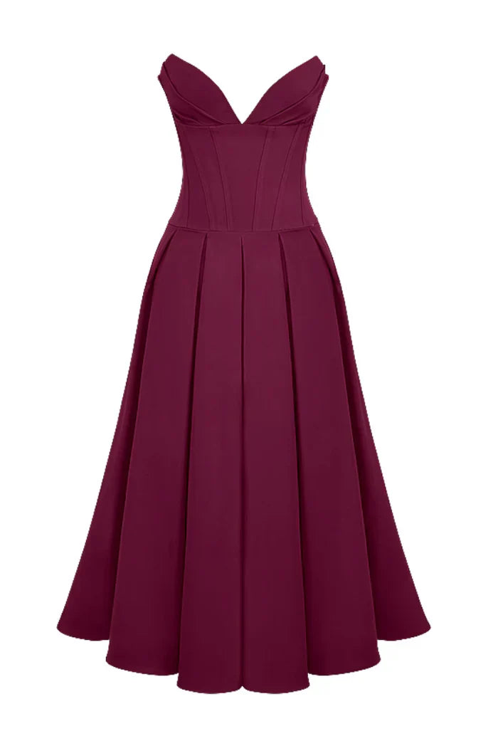 Lorelei - Corset Midi Dress