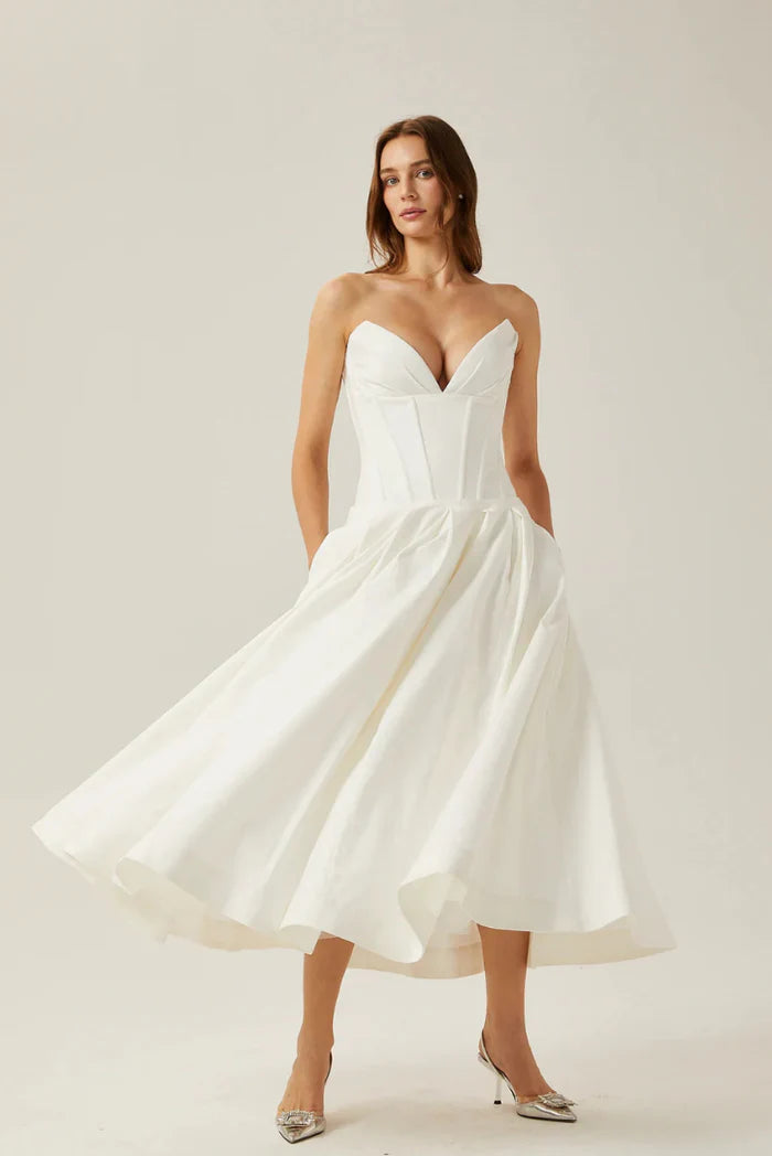 Lorelei - Corset Midi Dress