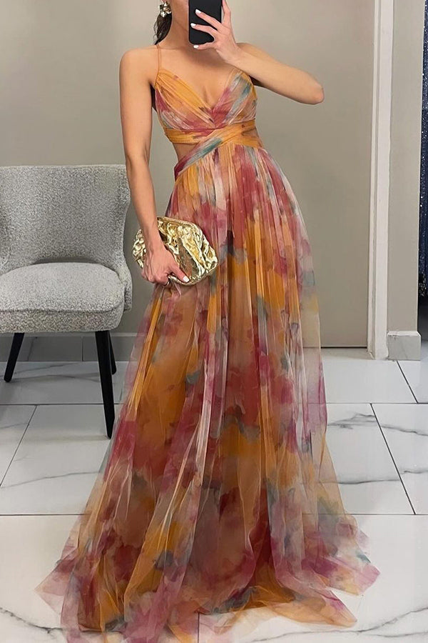 Keiluna - Long floral dress