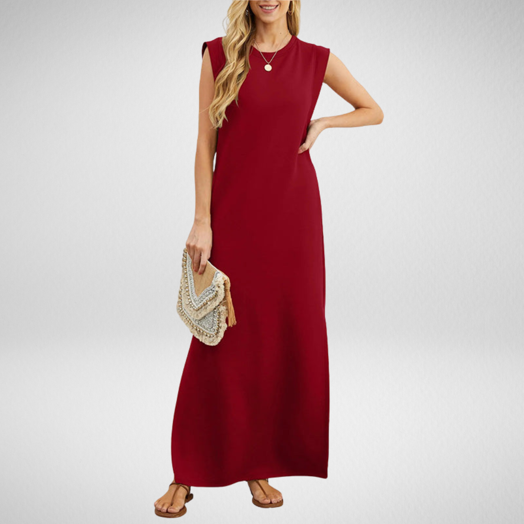 Marvinae - Long fluid anti-wrinkle dress
