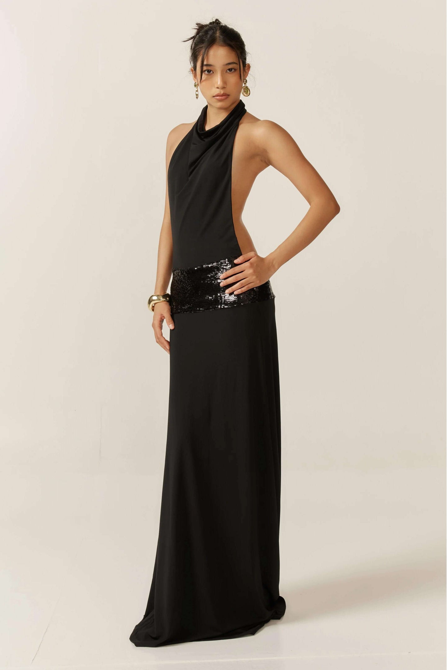 Joanna - Halter Backless Gown