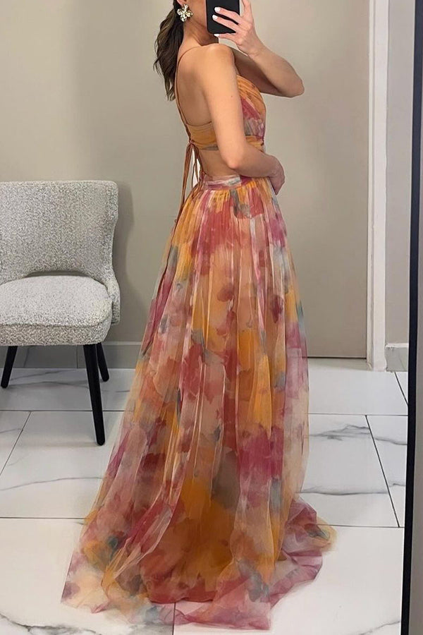 Keiluna - Long floral dress