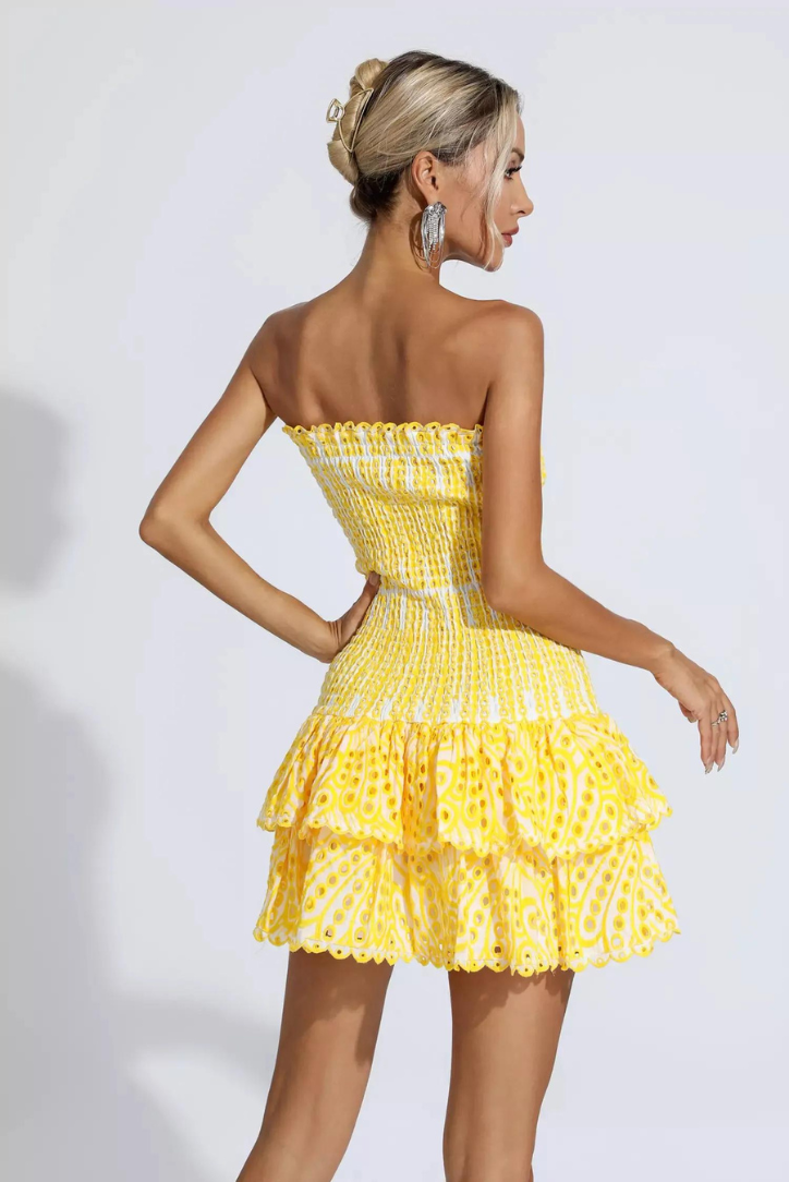 Anya - Ruffle Mini Dress