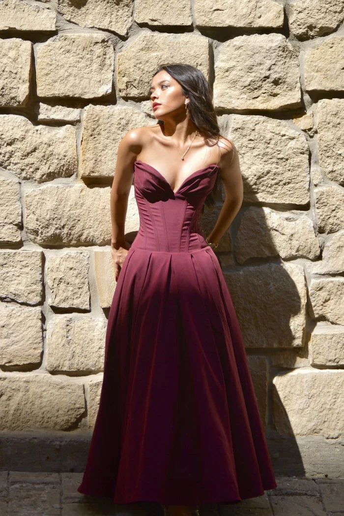 Lorelei - Corset Midi Dress