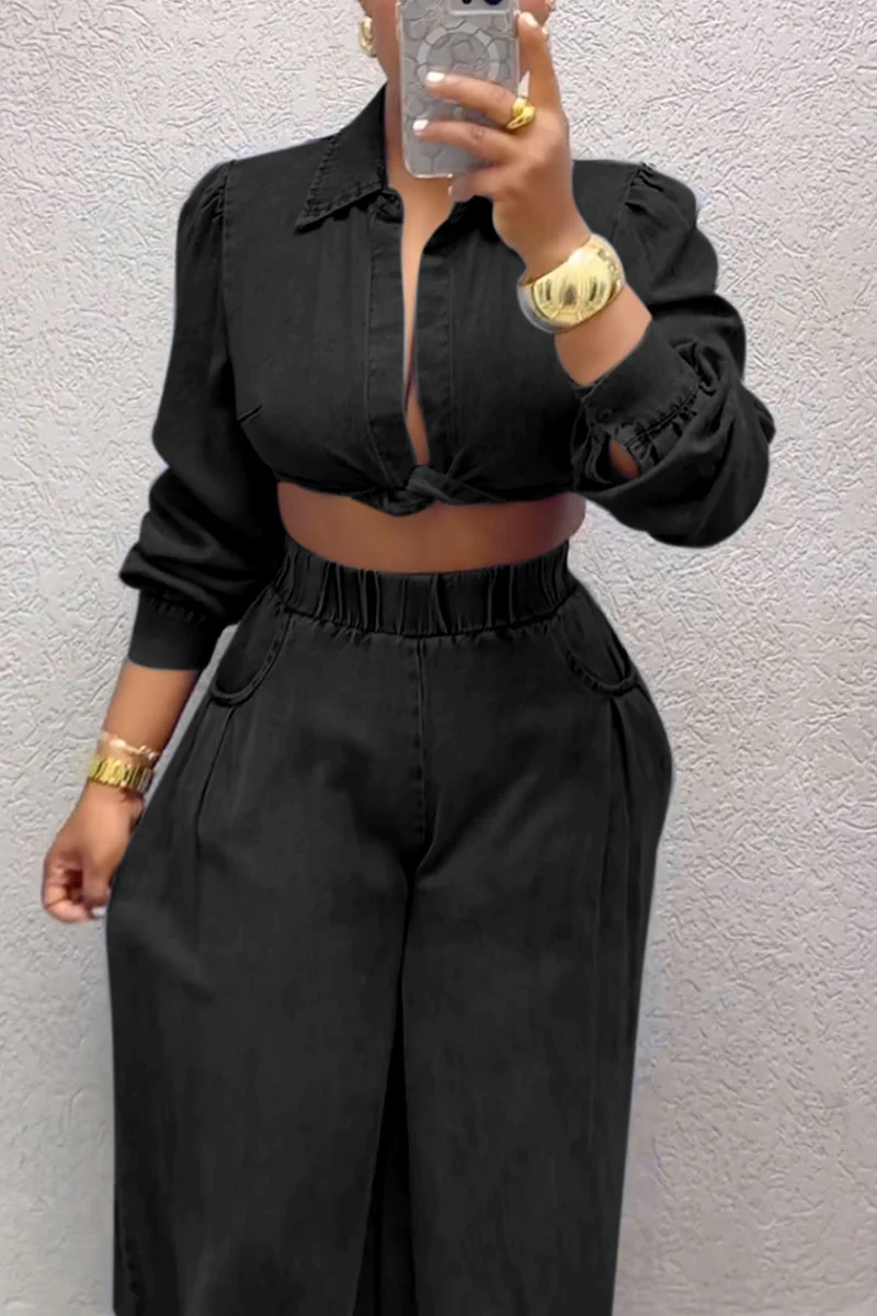 Cosima - Sexy kink top and pants suit