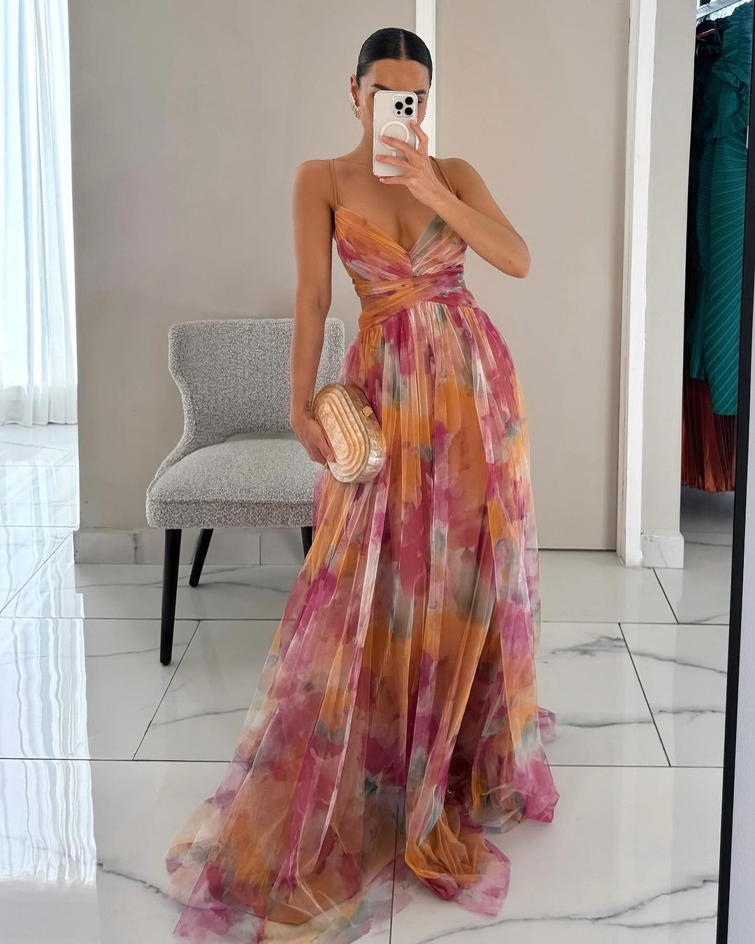 Keiluna - Long floral dress