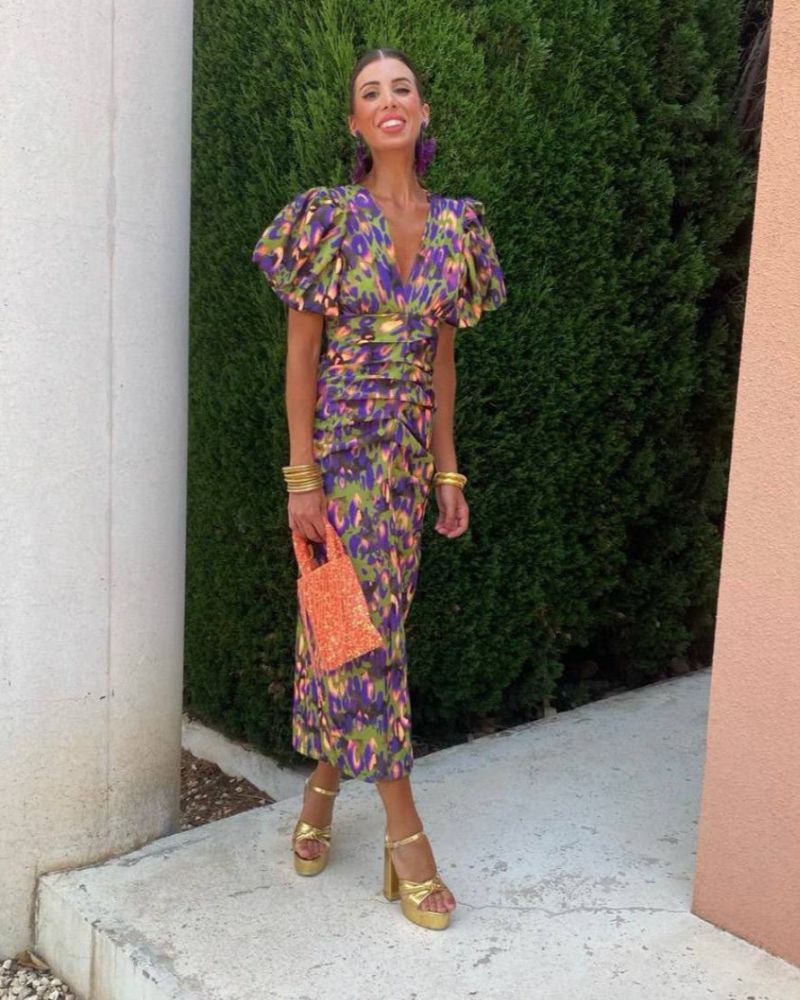 Camille - Puff Sleeves Dress
