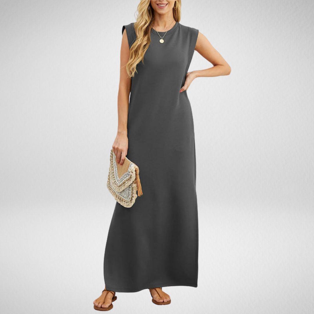 Marvinae - Long fluid anti-wrinkle dress