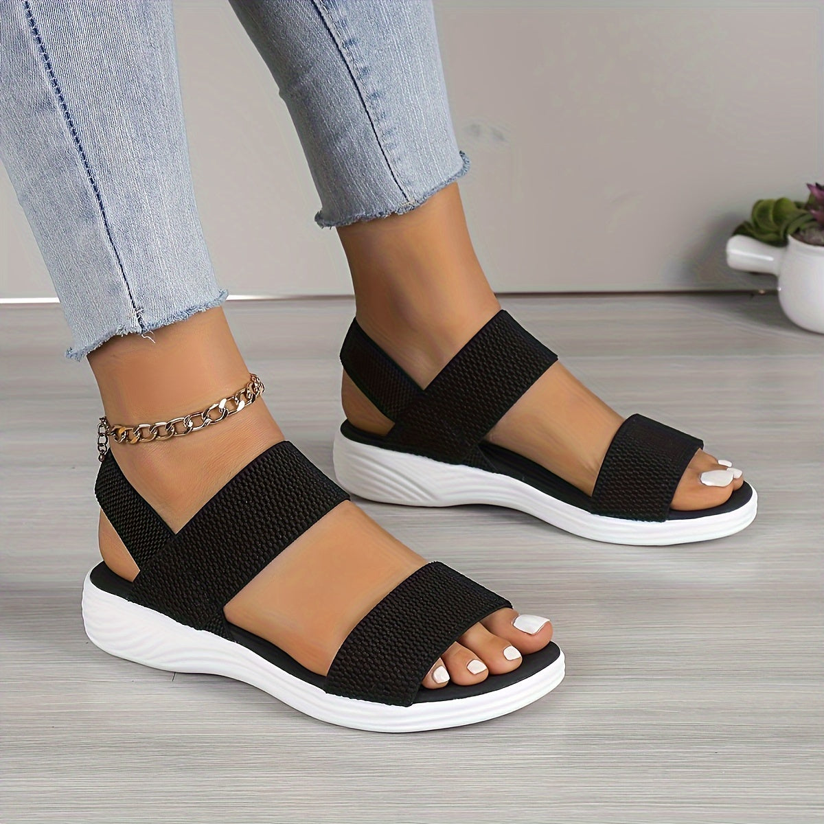 Brookly - Lightweight Stretch Sandals