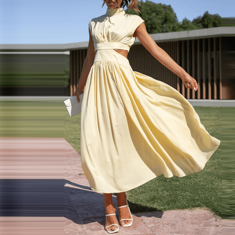 Zirelle - Elegant cutout maxi dress