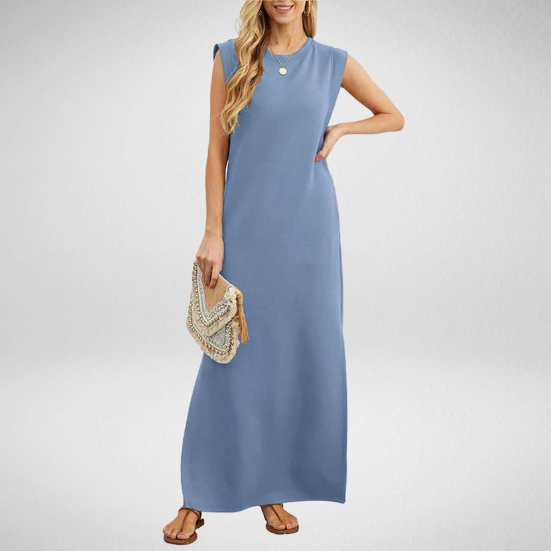 Marvinae - Long fluid anti-wrinkle dress