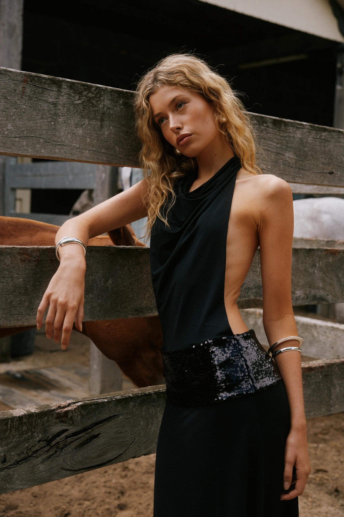 Joanna - Halter Backless Gown