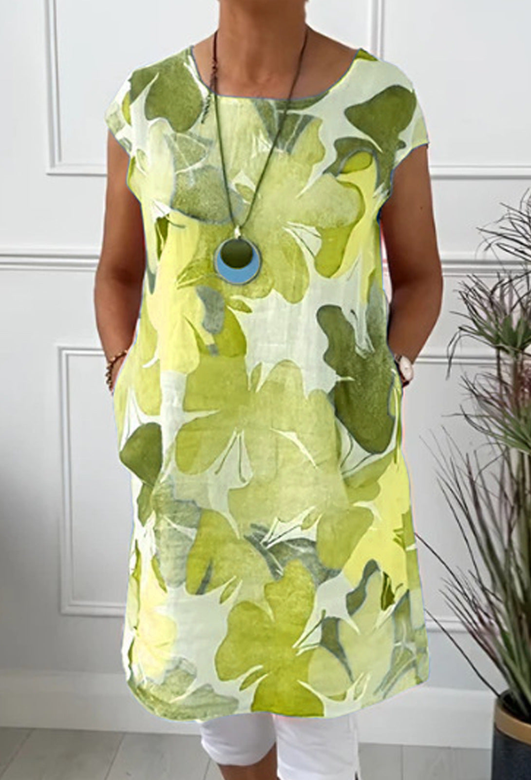 Maree - Comfortable dress with butterfly print