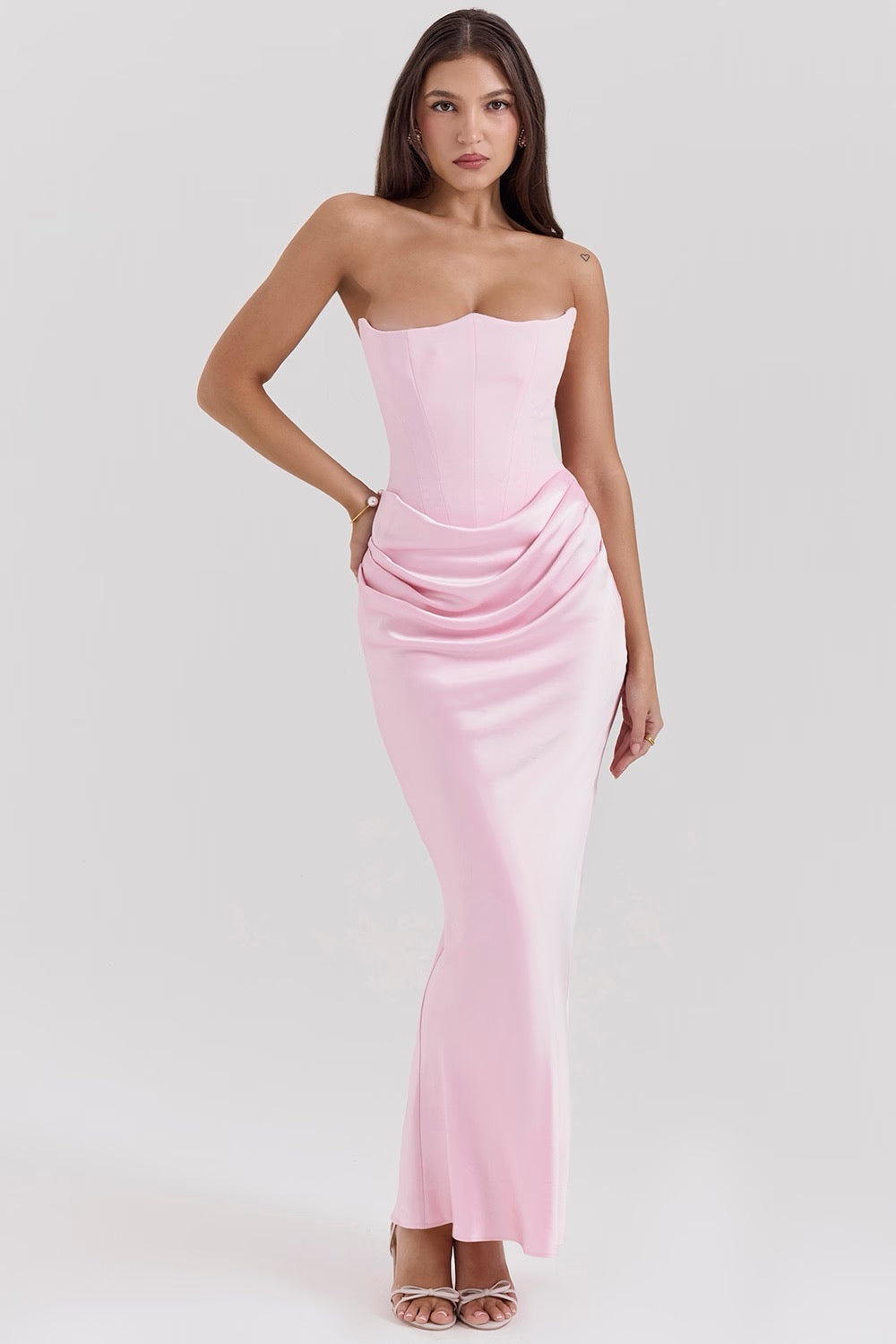 Tessa - Strapless Maxi Dress
