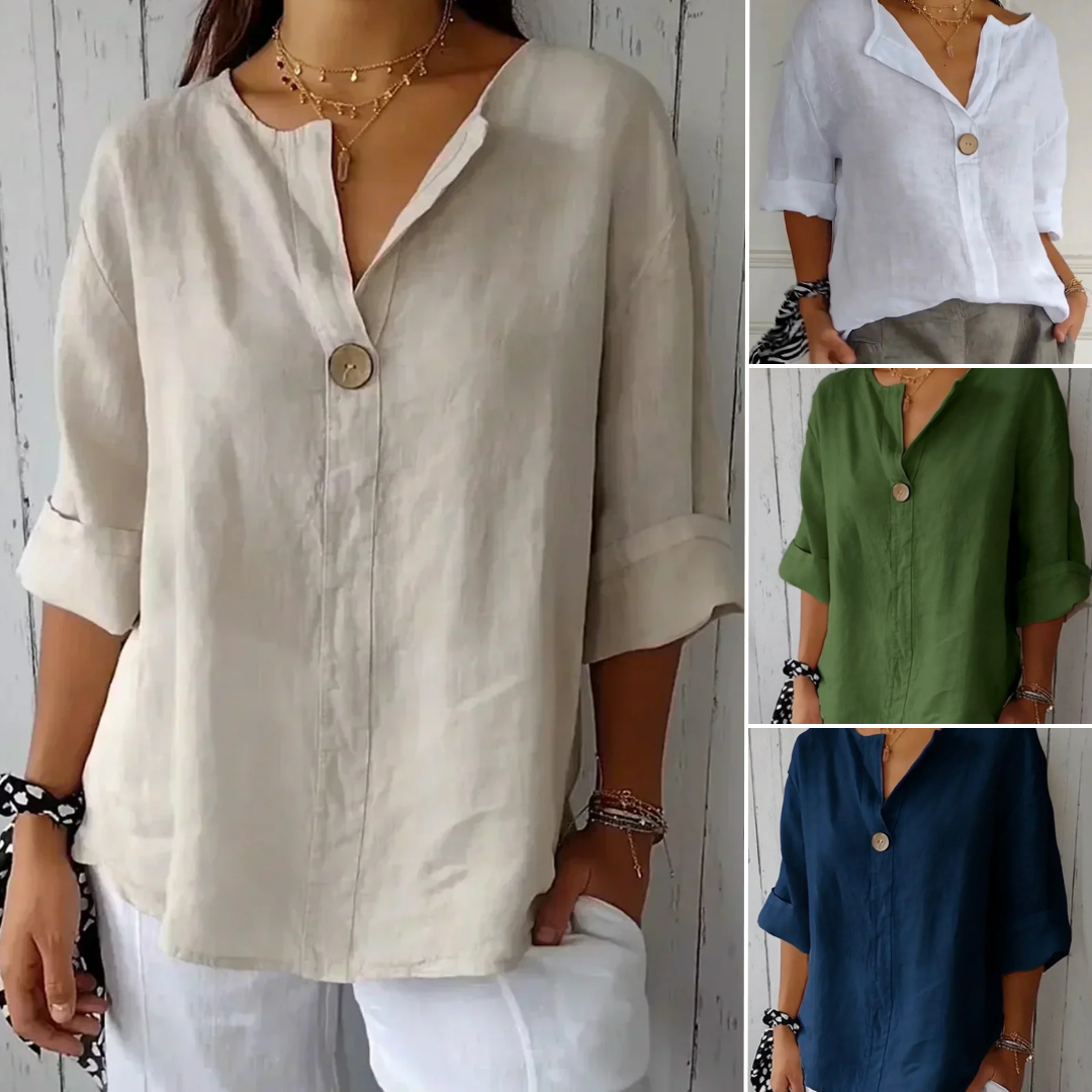 Millari - Loose v neck blouse