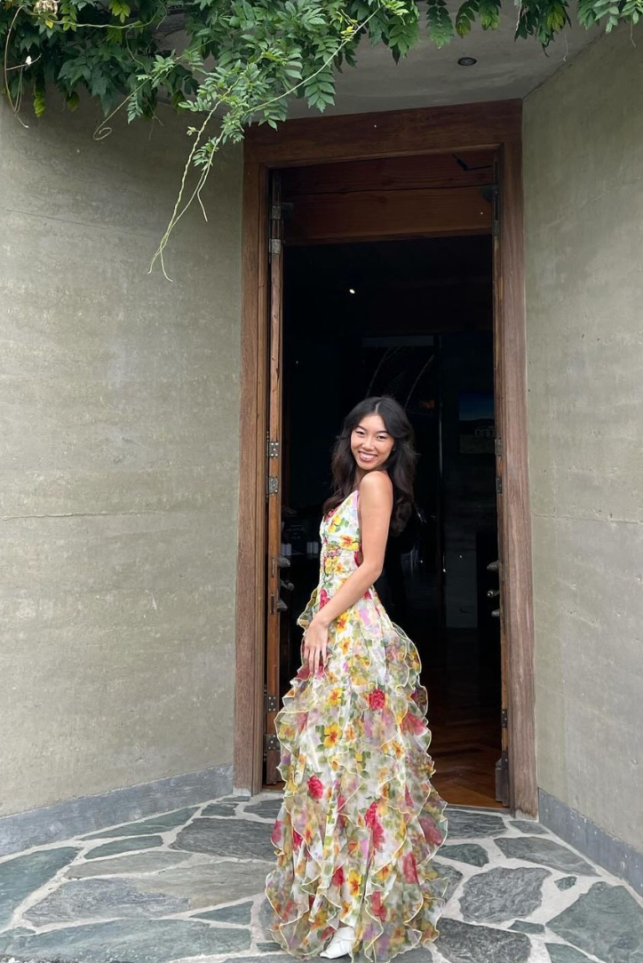 Saskia - Ruffle Maxi Dress