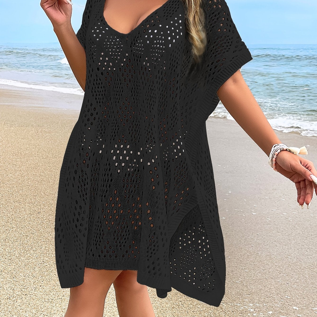Noir Split Tunic