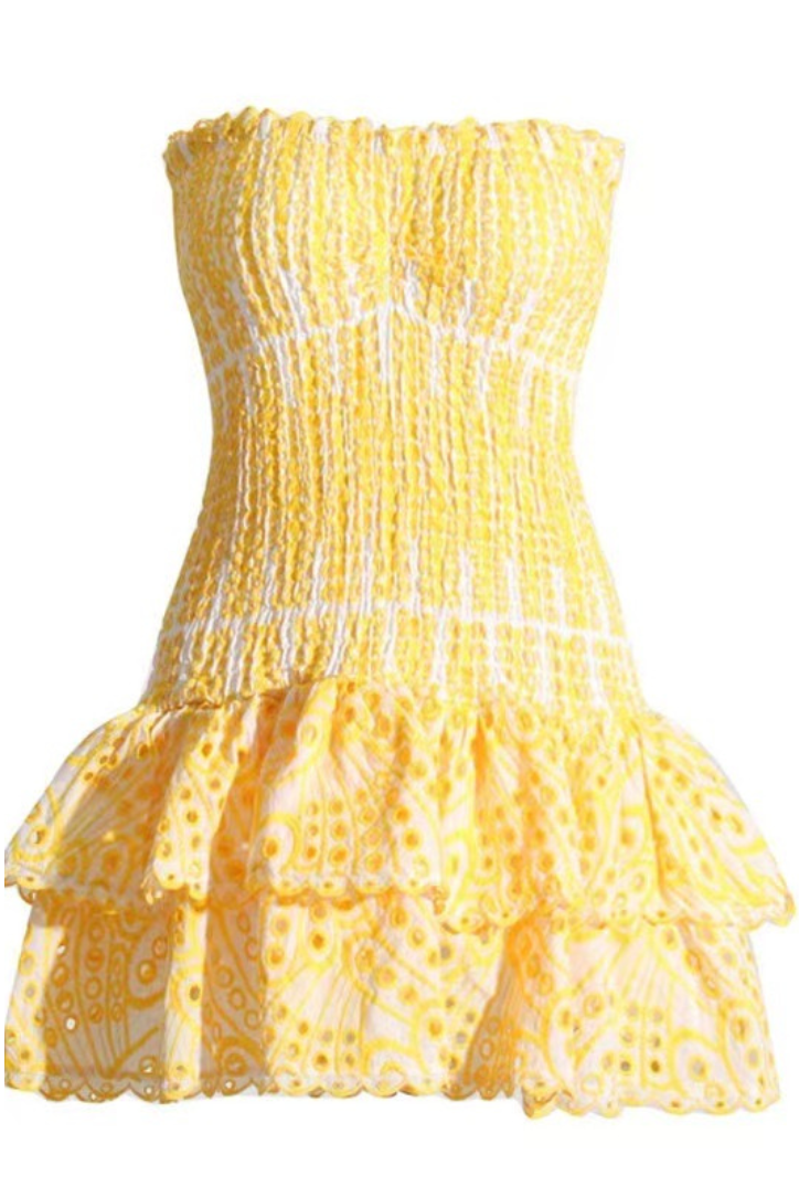 Anya - Ruffle Mini Dress