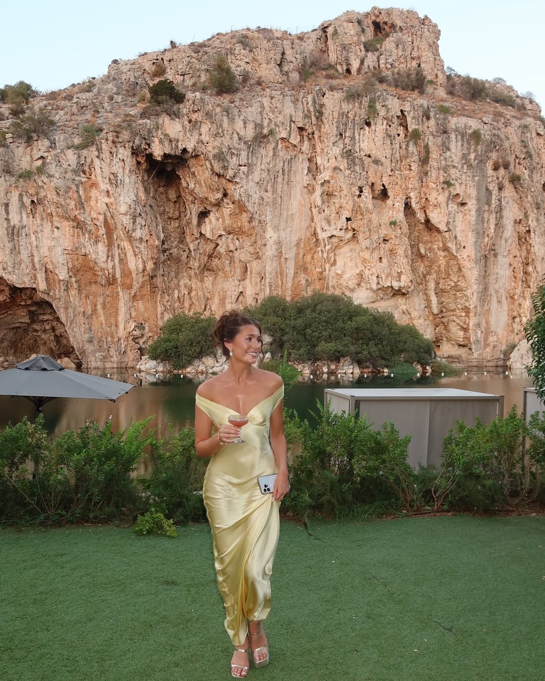 Emory - Satin Backless Maxi Dress