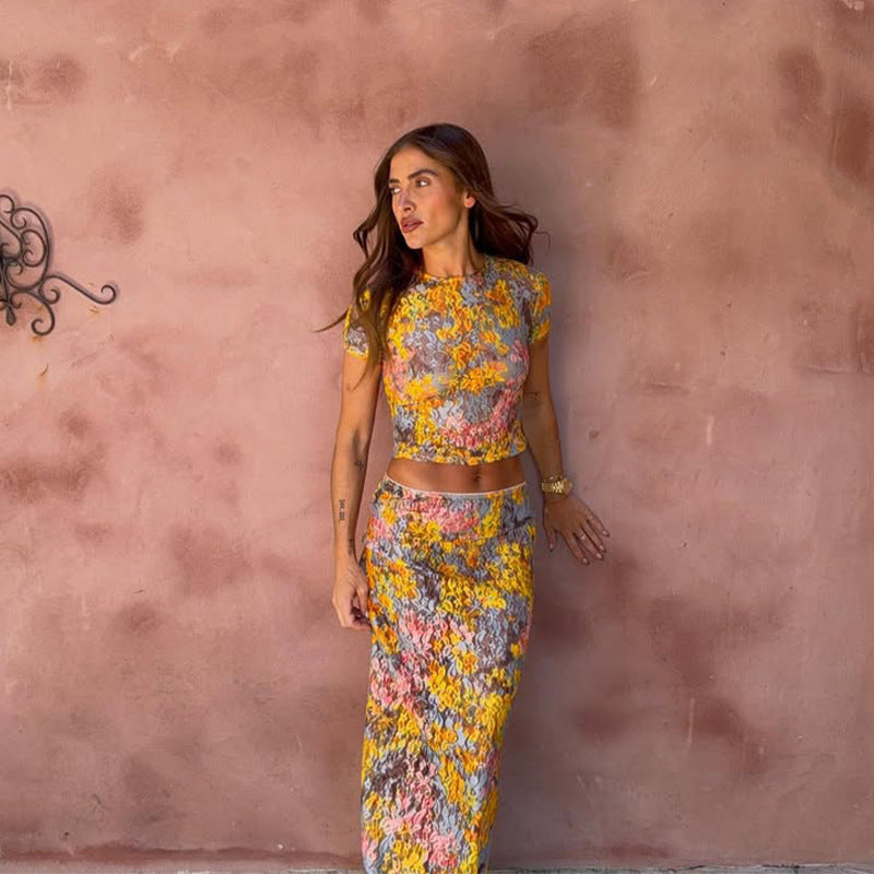 Amaris- Floral Print Two Piece Set