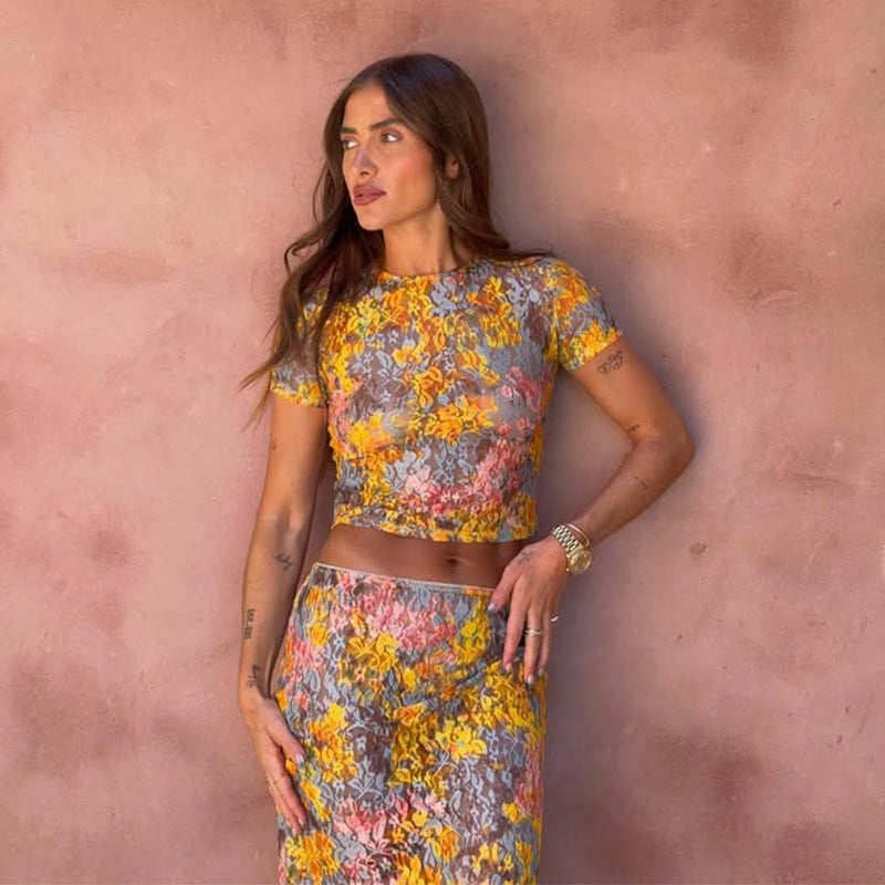 Amaris- Floral Print Two Piece Set