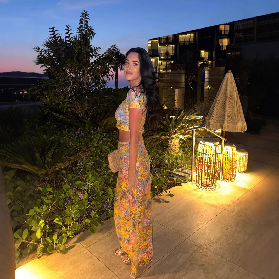 Amaris- Floral Print Two Piece Set