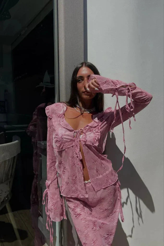 Annabelle - Flowing Maxi Skirt Set