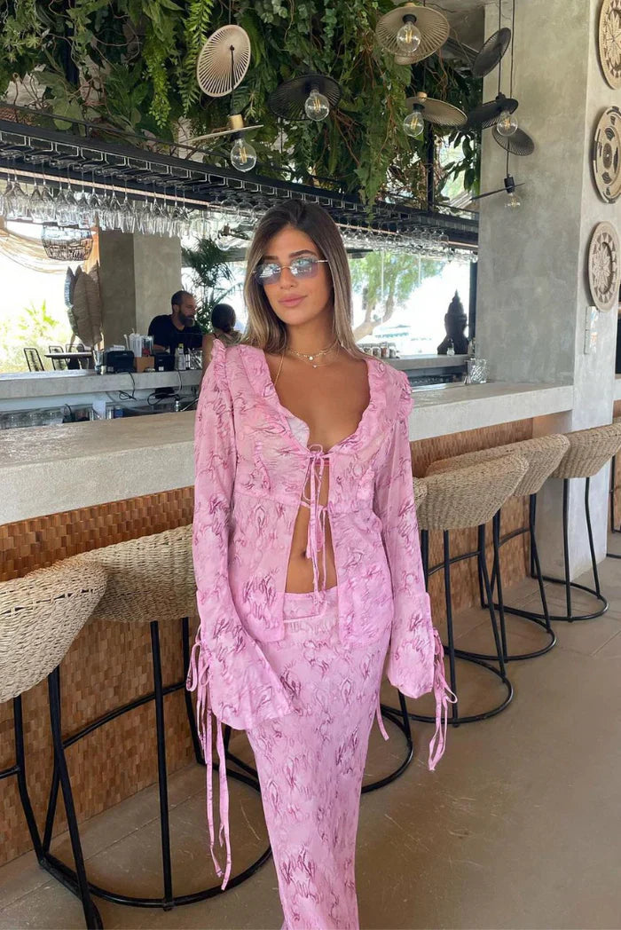 Annabelle - Flowing Maxi Skirt Set
