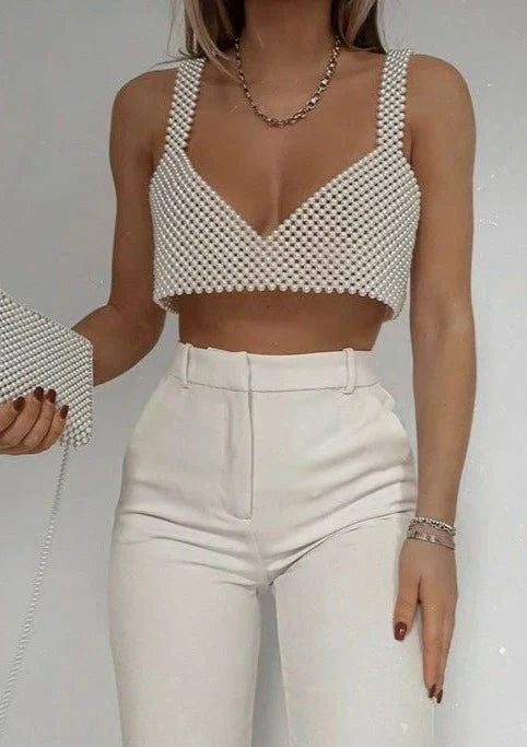 Anneliese - Pearl Sleeveless Top