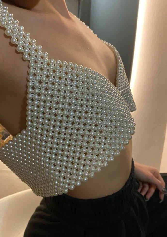 Anneliese - Pearl Sleeveless Top