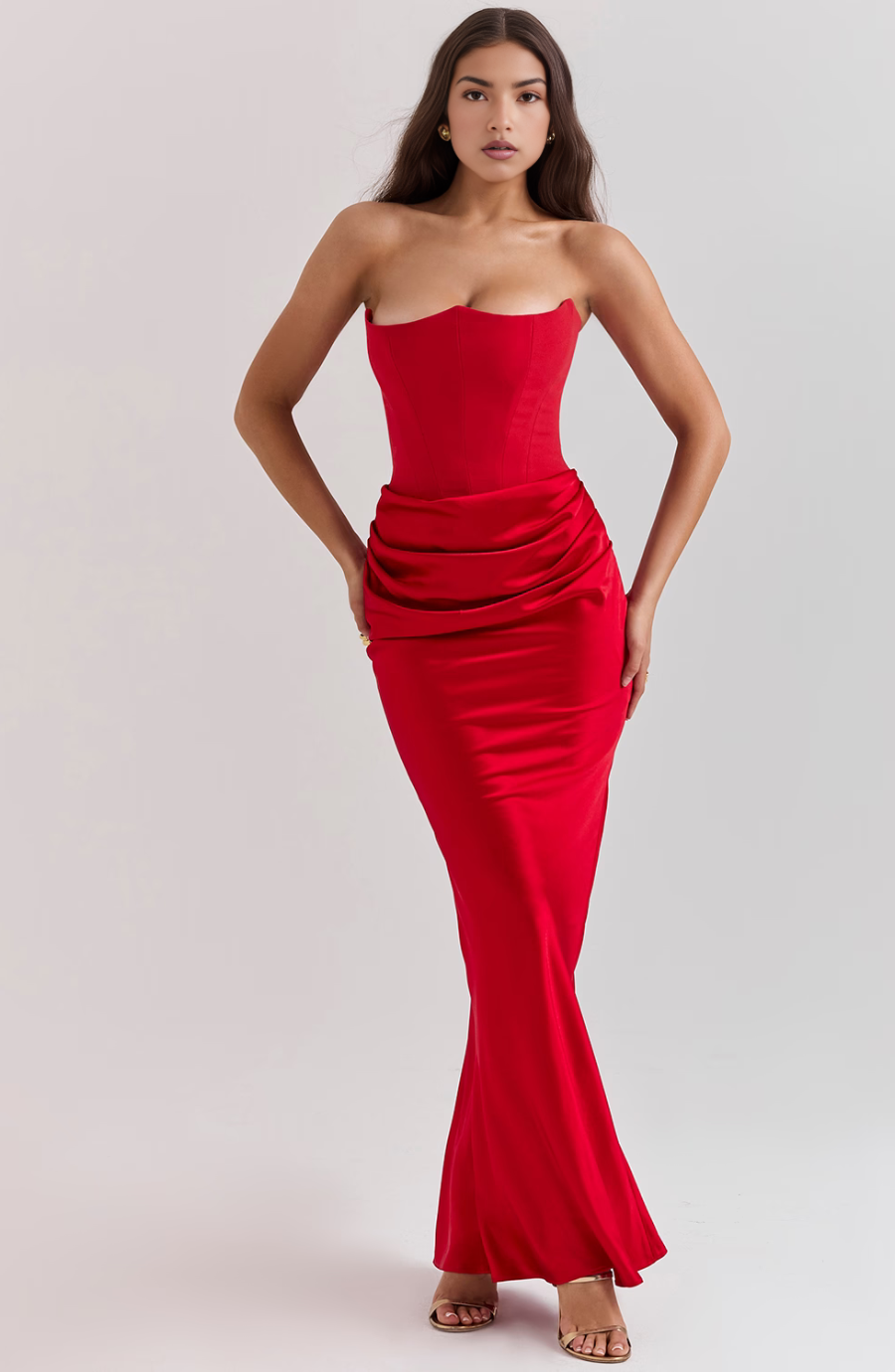 Tessa - Strapless Maxi Dress