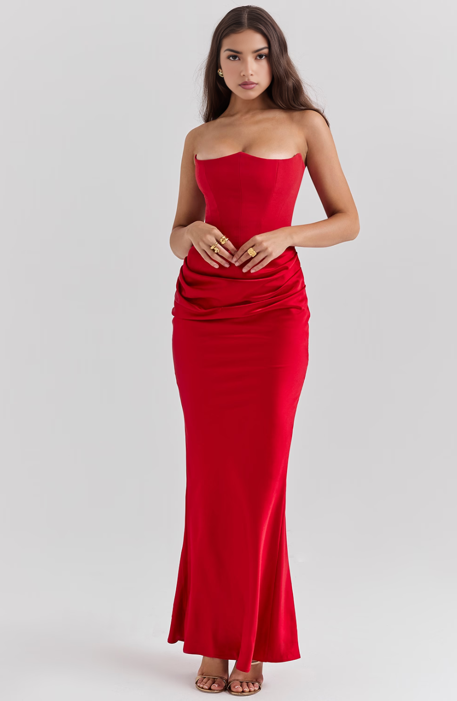 Tessa - Strapless Maxi Dress
