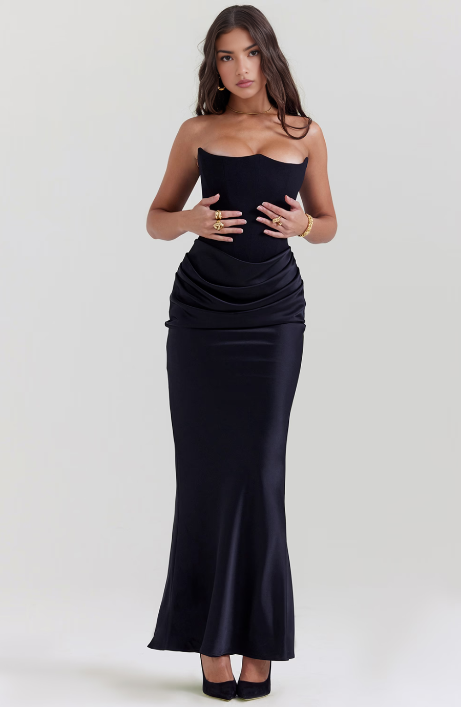 Tessa - Strapless Maxi Dress