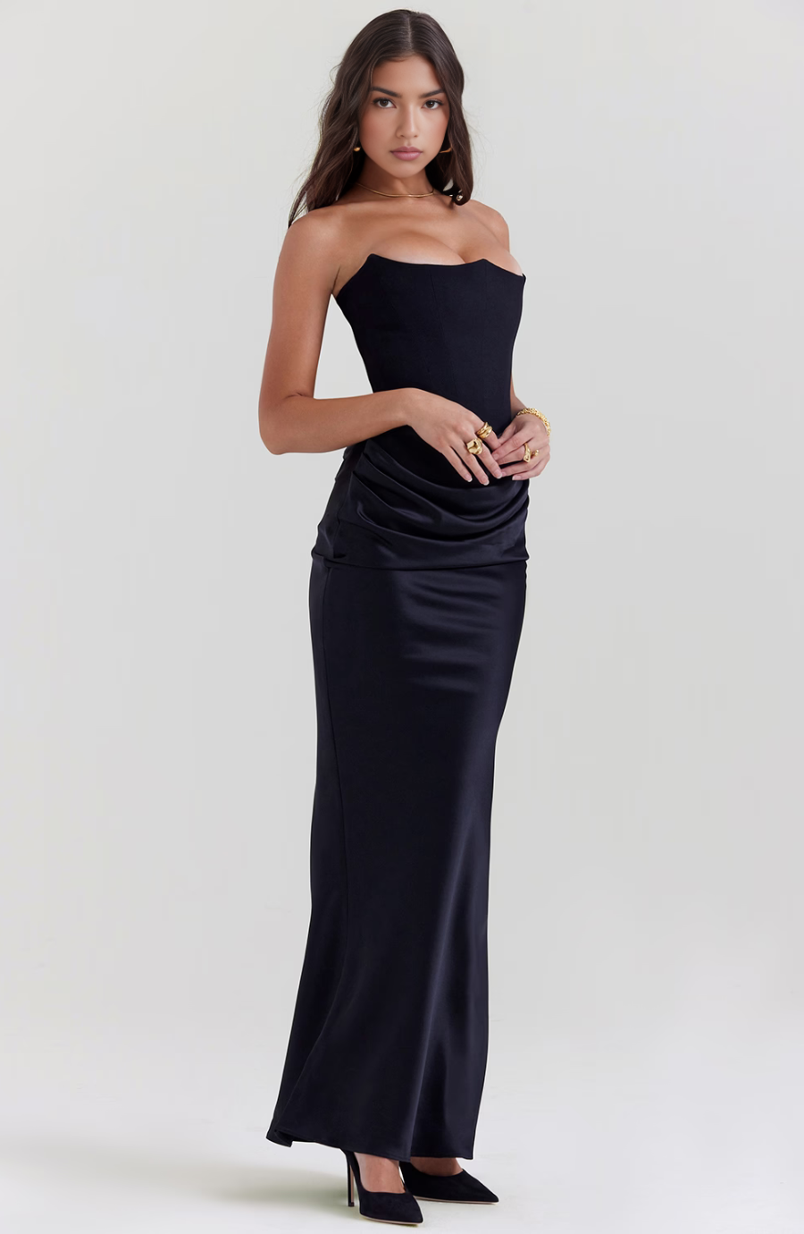 Tessa - Strapless Maxi Dress