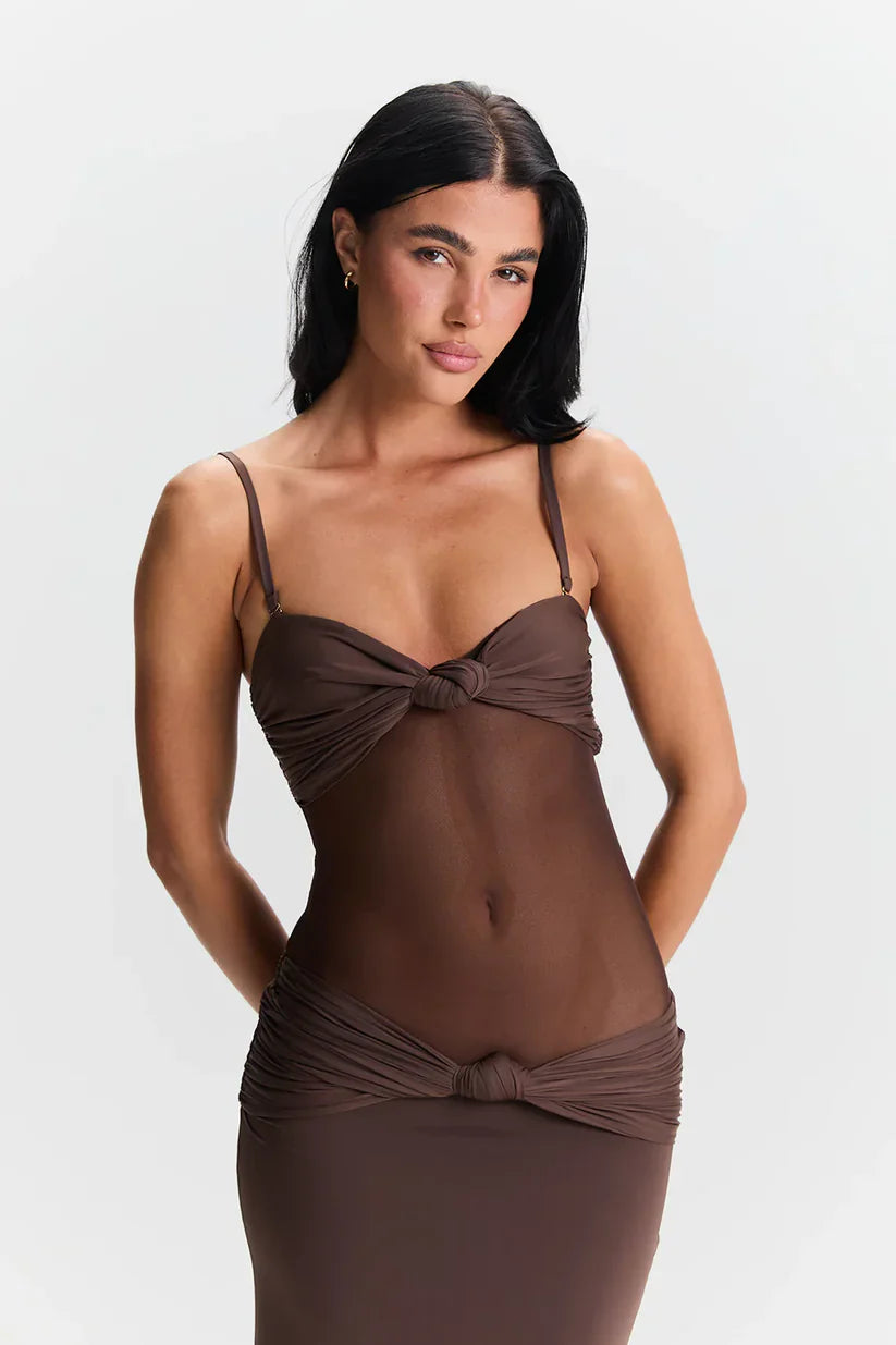 Zola - Detachable Straps Maxi Dress