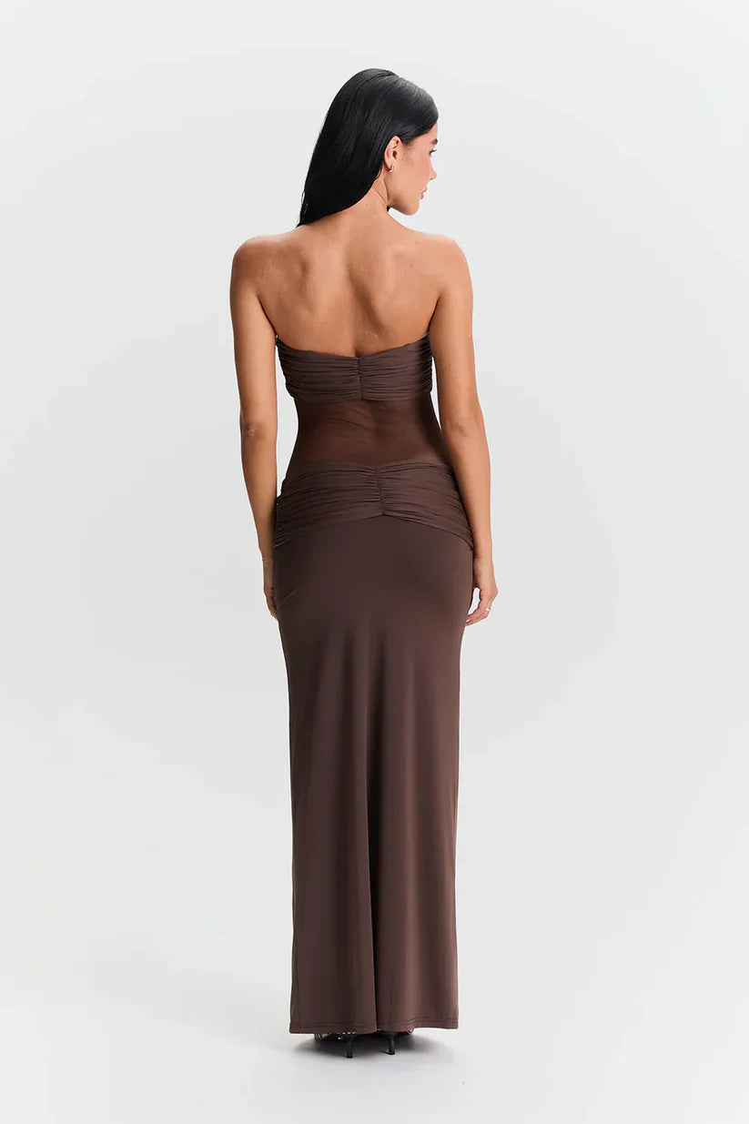 Zola - Detachable Straps Maxi Dress