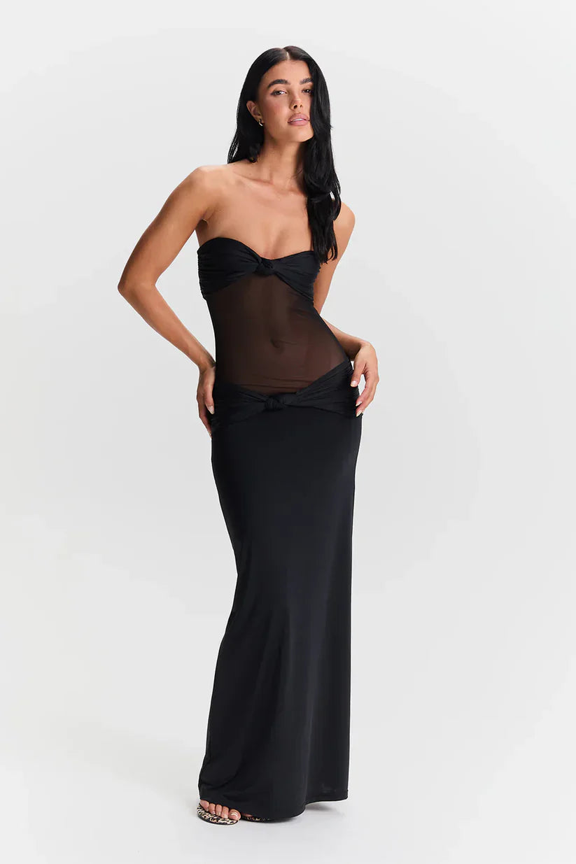 Zola - Detachable Straps Maxi Dress