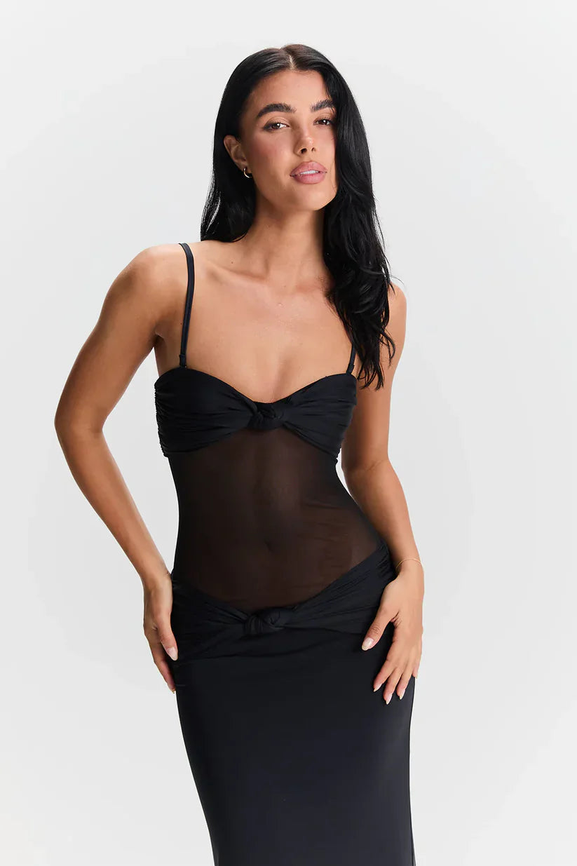 Zola - Detachable Straps Maxi Dress