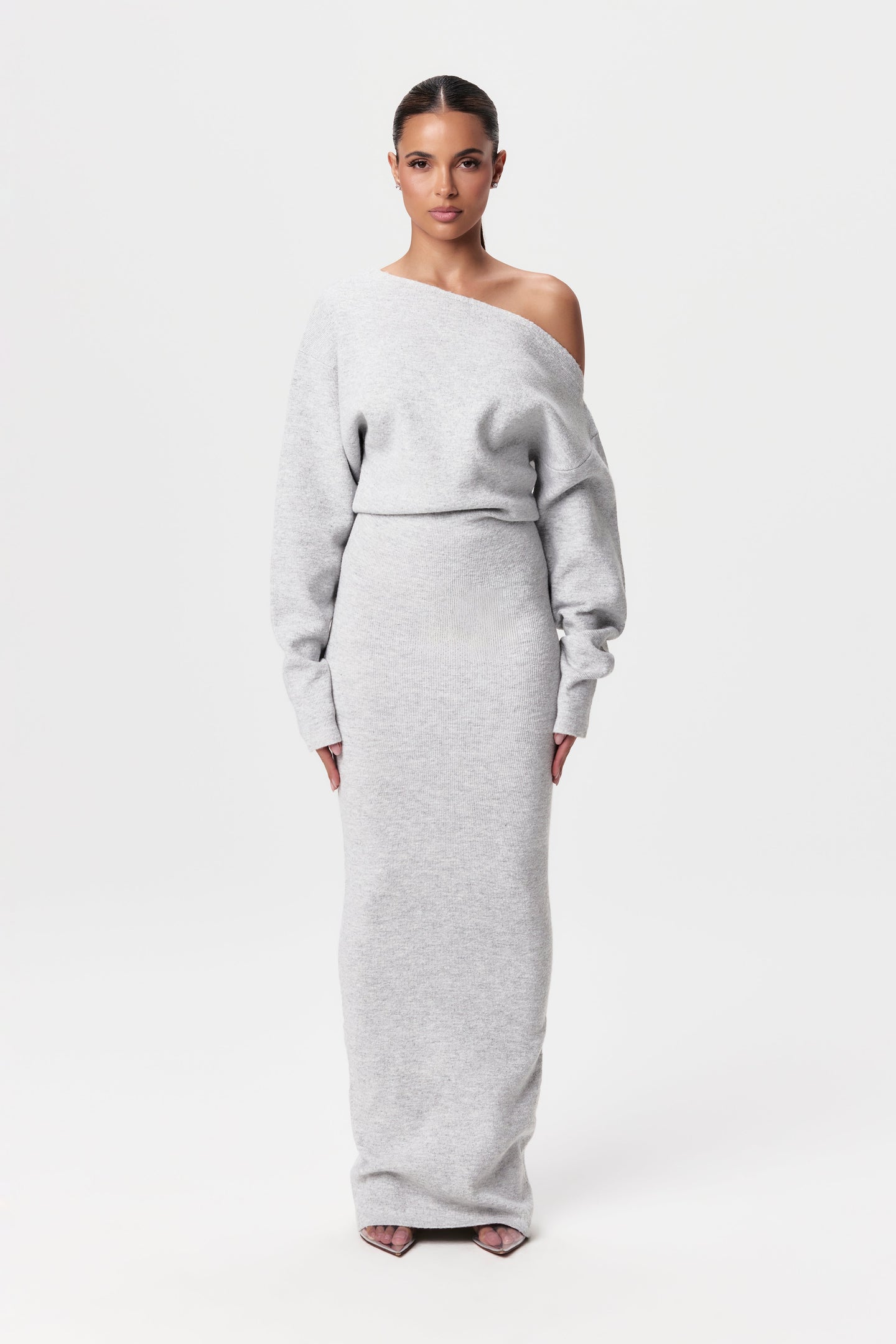 Talmaiya - Off shoulder sweater dress