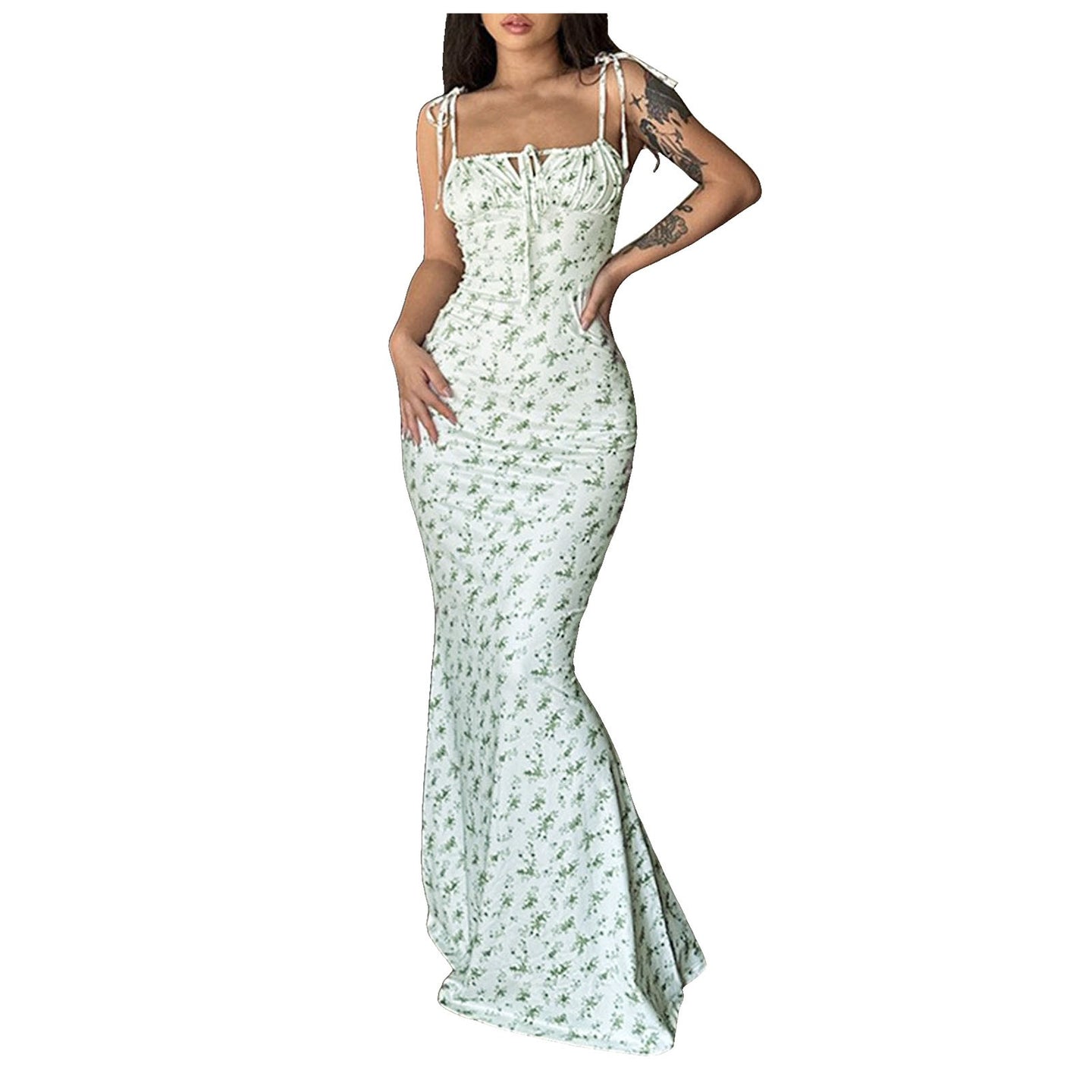 Aspasia - Floral maxi dress