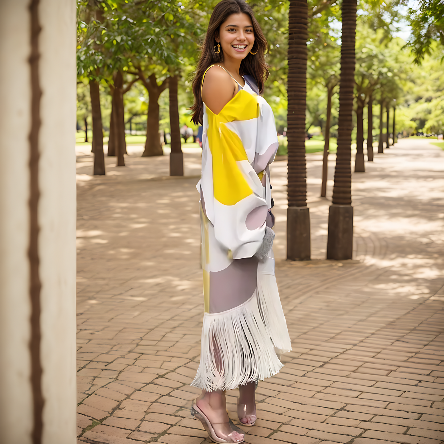Solene - Two piece printed set