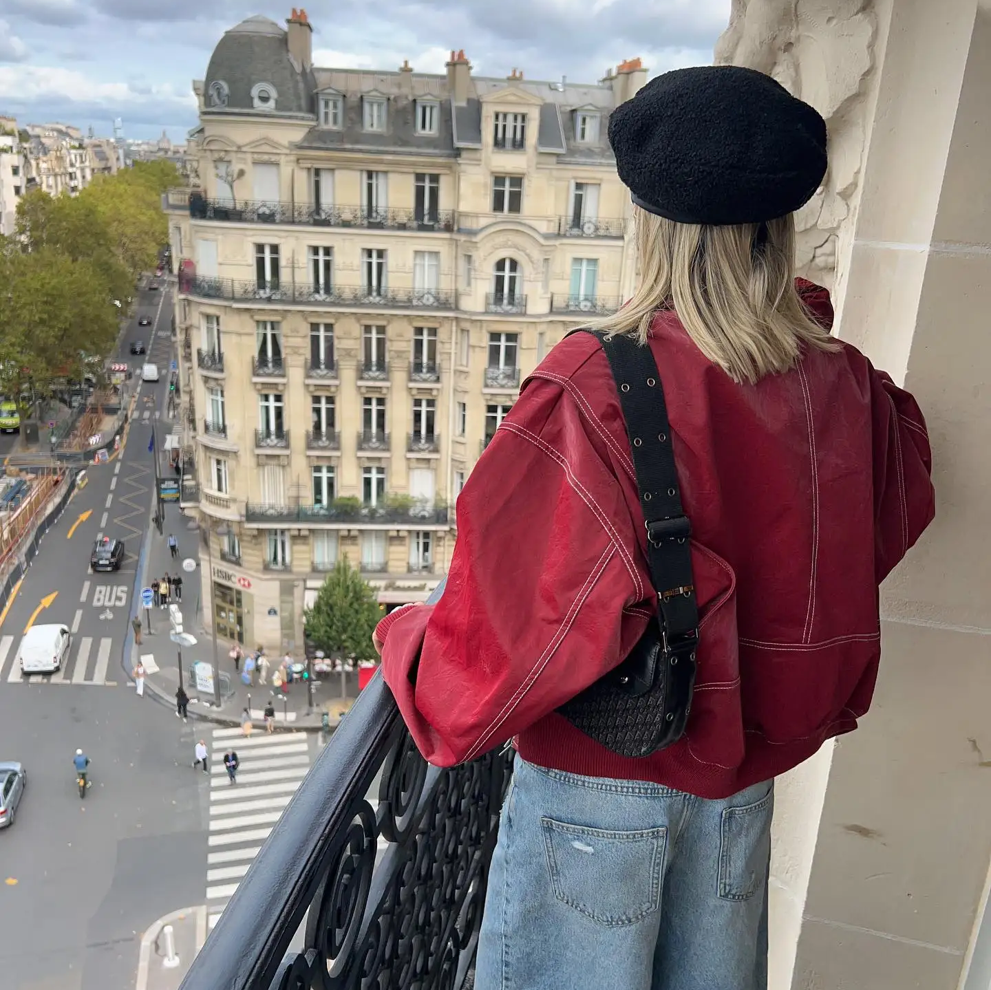 Zanala - Oversized leather jacket