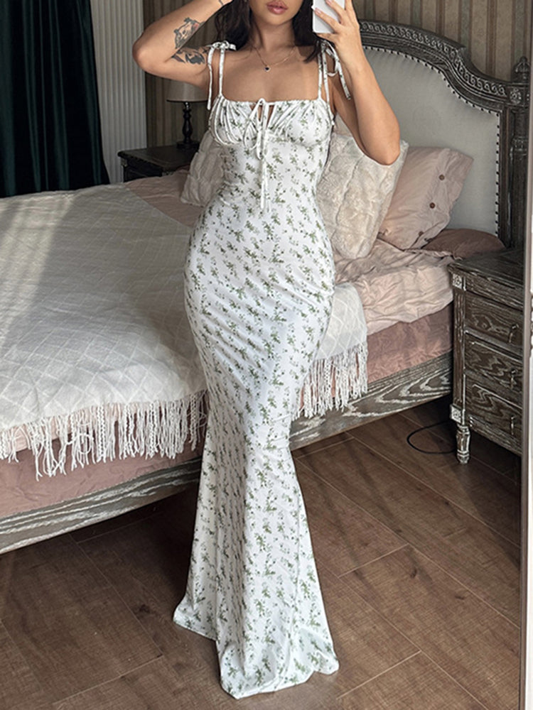 Aspasia - Floral maxi dress