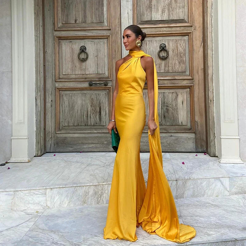Stella - Timeless Cape Gown